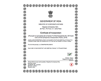 Certificate of Incorporation